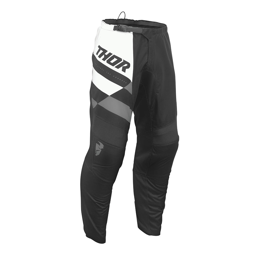 THOR SECTOR CHECKER PANTS YOUTH BLK/GRAY