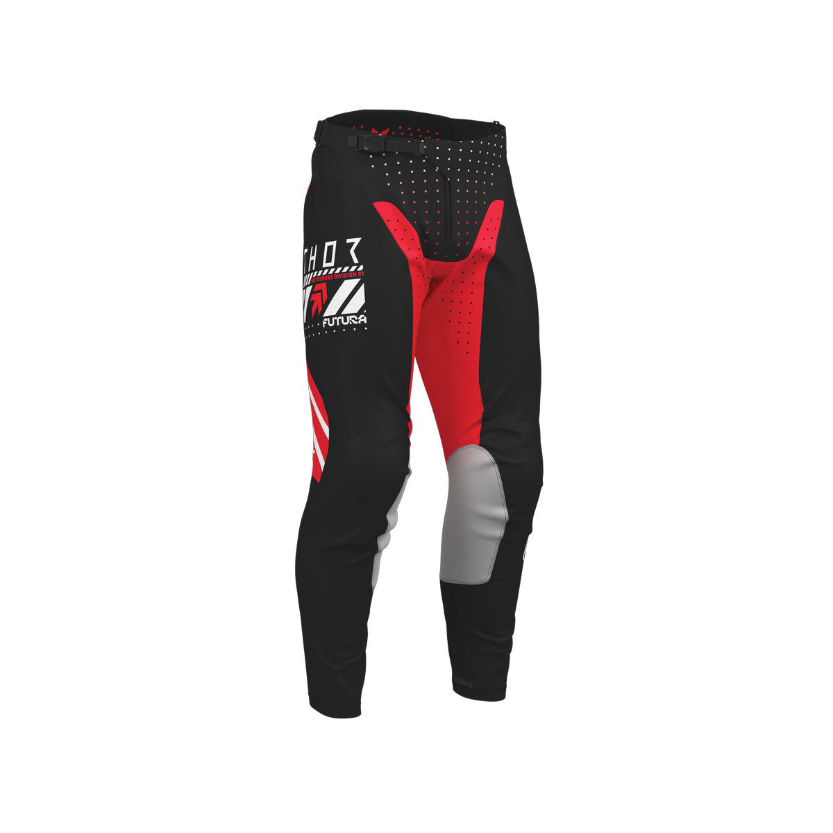 THOR MX PANT LAUNCHMODE FUTURA BLACK/RED