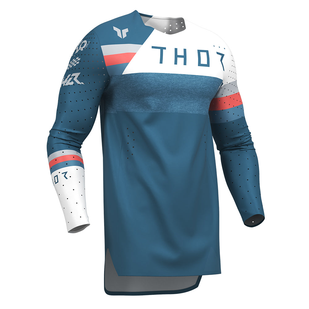 THOR MX JERSEY SPORTMODE LEAGUE WHITE/COP