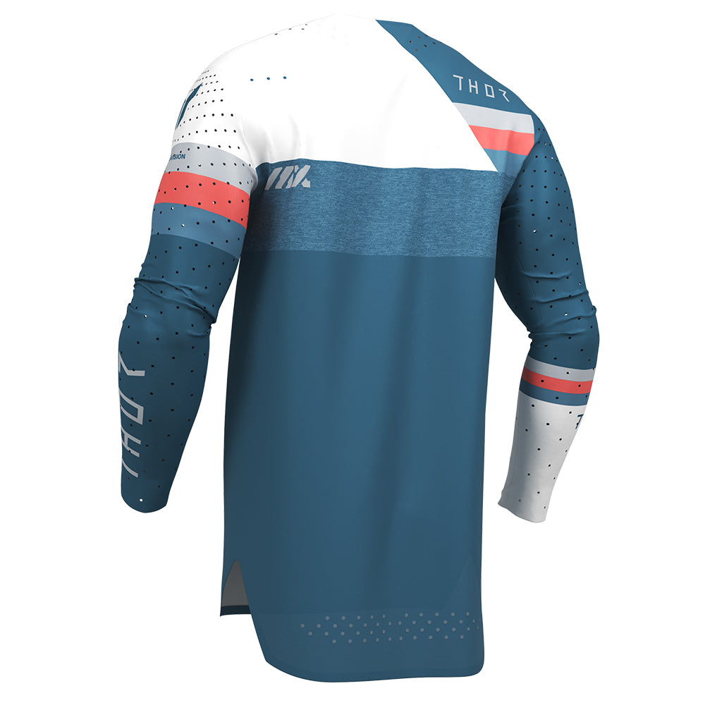 THOR MX JERSEY SPORTMODE LEAGUE WHITE/COP
