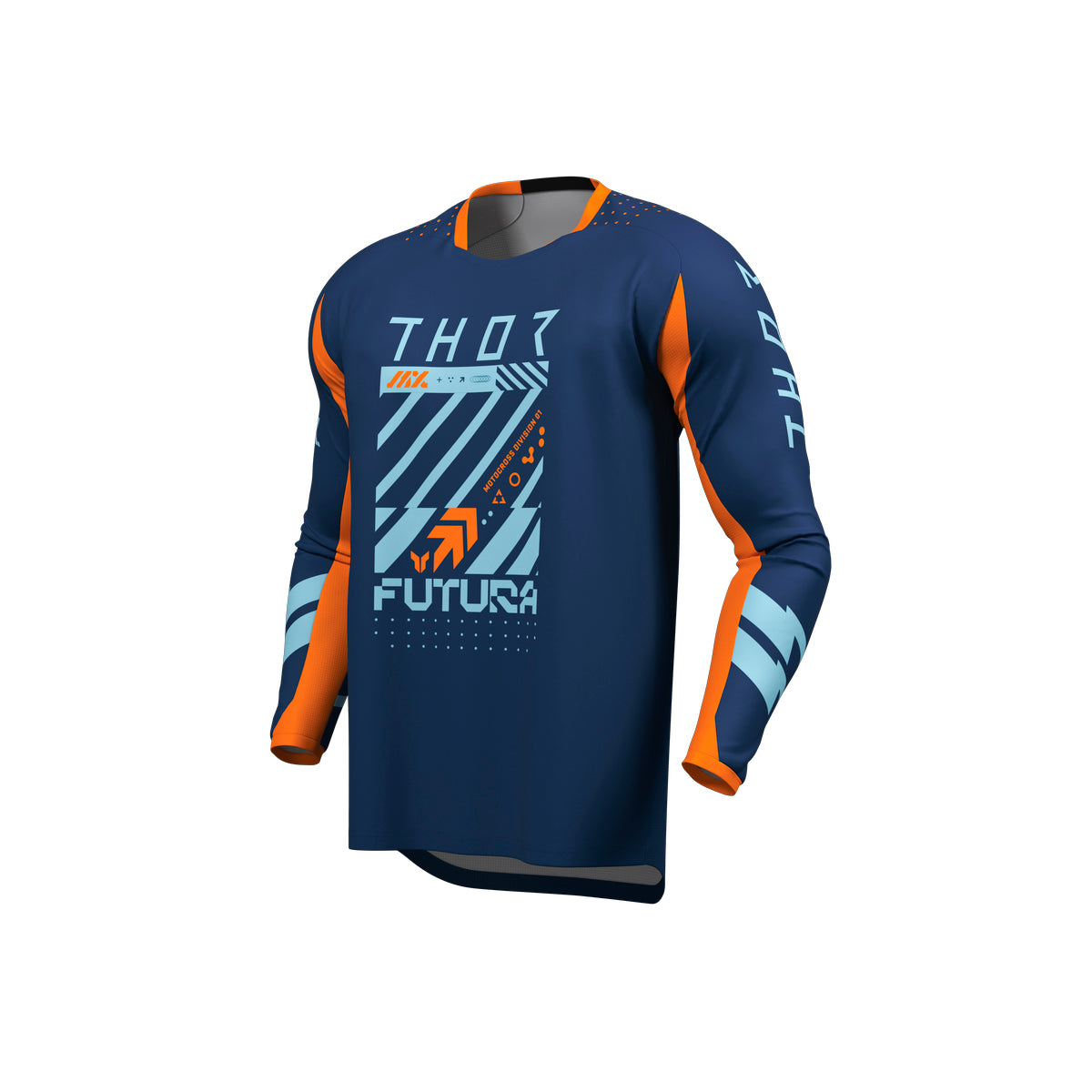 THOR MX YOUTH LAUNCHMODE FUTURA NAVY/ORANGE