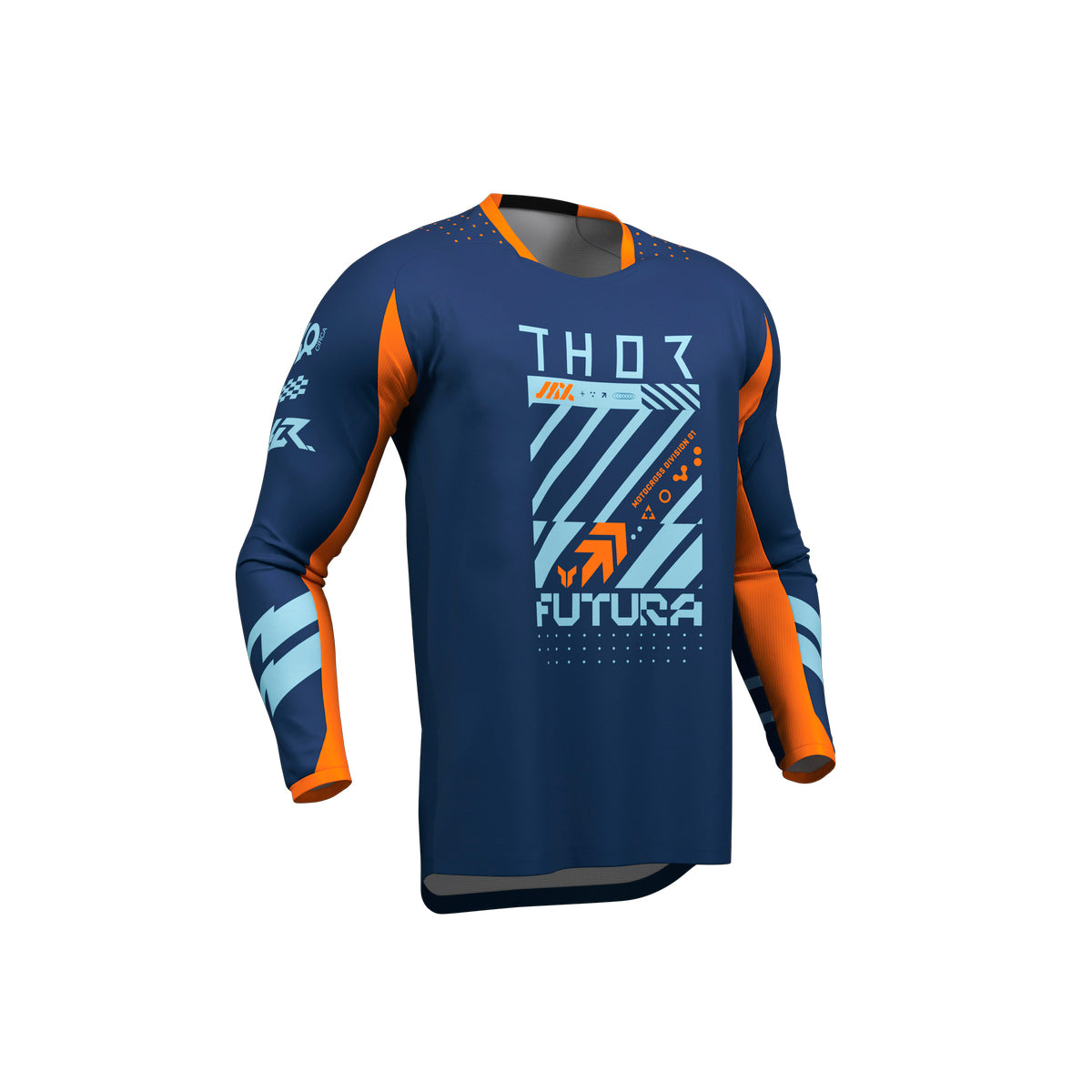 THOR MX YOUTH LAUNCHMODE FUTURA NAVY/ORANGE
