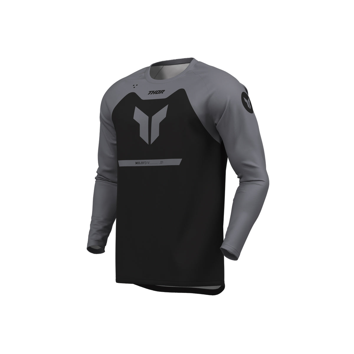 THOR MX JERSEY YOUTH RIDEMODE MENACE BLACK