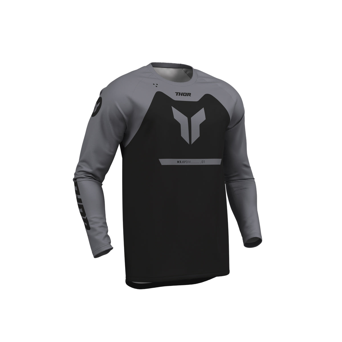 THOR MX JERSEY YOUTH RIDEMODE MENACE BLACK