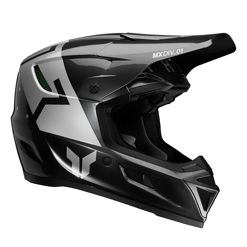 THOR HELMET REFLEX ROGUE CHARCOAL/SILVER