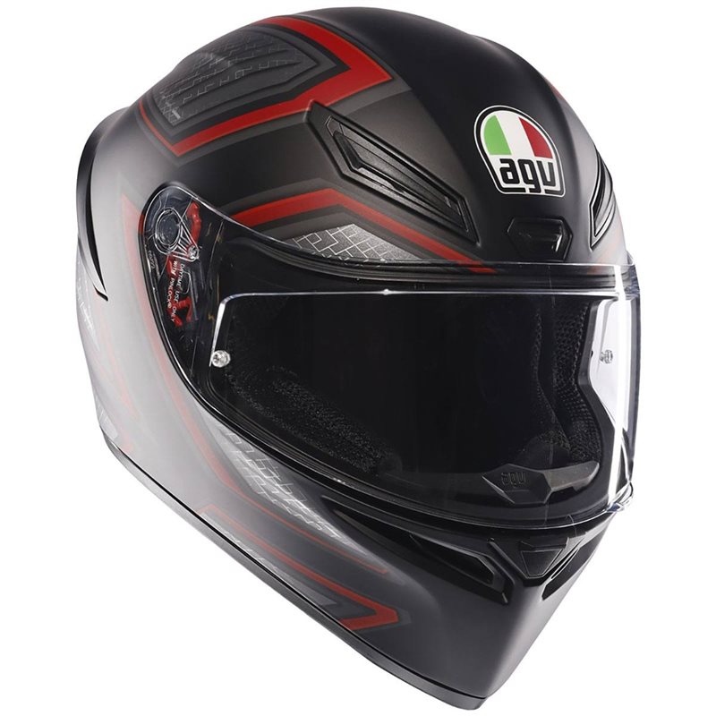 AGV K1 S [SLING MATT BLACK/RED]