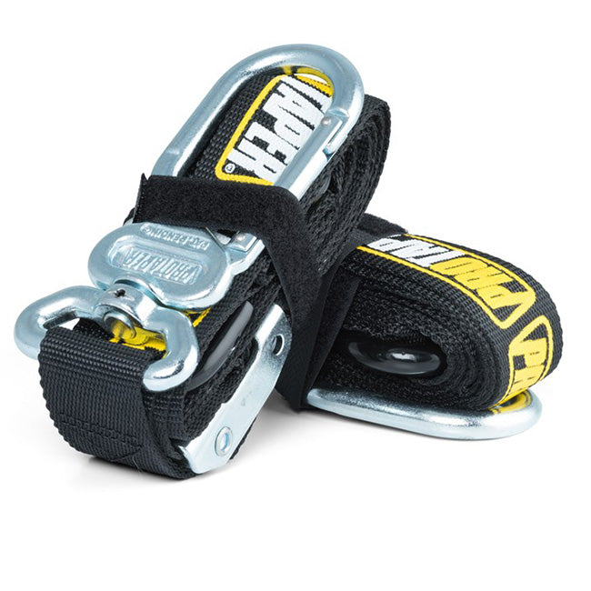 Swivel Carabiner Tie-Downs - Black