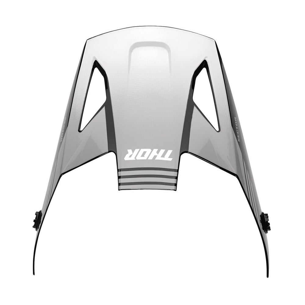 HELMET VISOR KIT S25 THOR MX SECTOR CARVE BLACK WHITE