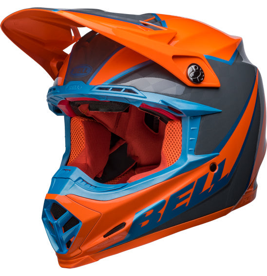 Bell MOTO-9S FLEX Sprite Gloss Orange/Grey