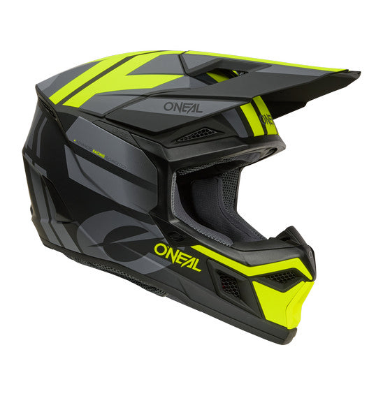O'Neal 2026 3SRS RIDE Helmet - Black/Grey/Neon Yellow