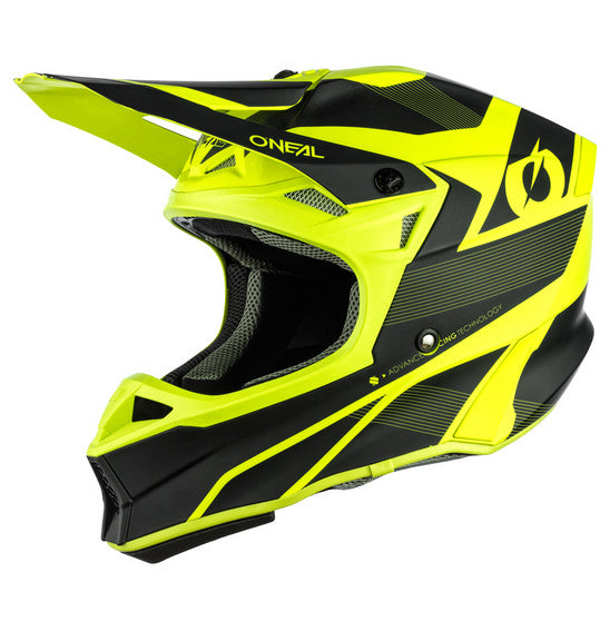 O'Neal 10SRS COMPACT Helmet - Black/Neon Yellow