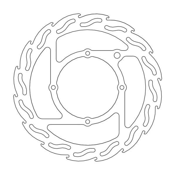 BRAKE DISC FRONT MOTO MASTER FLAME 240MM GAS GAS MC85 HUSQVARNA TC85 KTM 85SX FREERIDE E-SX E