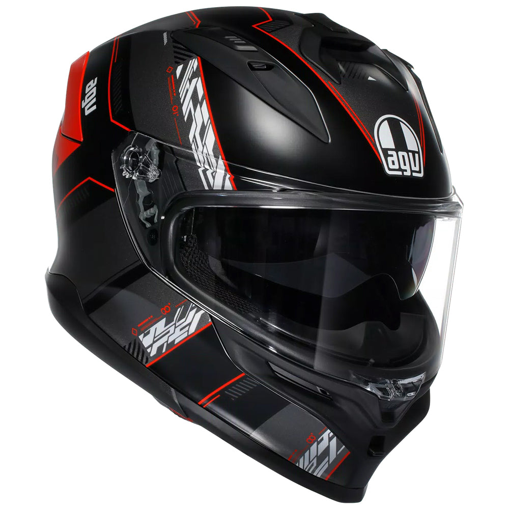 AGV K7 [KYBER MATT BLACK RED] 1