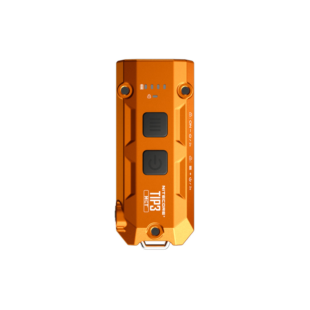 NITECORE TIP3 720 LUMEN KEYCHAIN TORCH CLASSIC ALLOY ORANGE