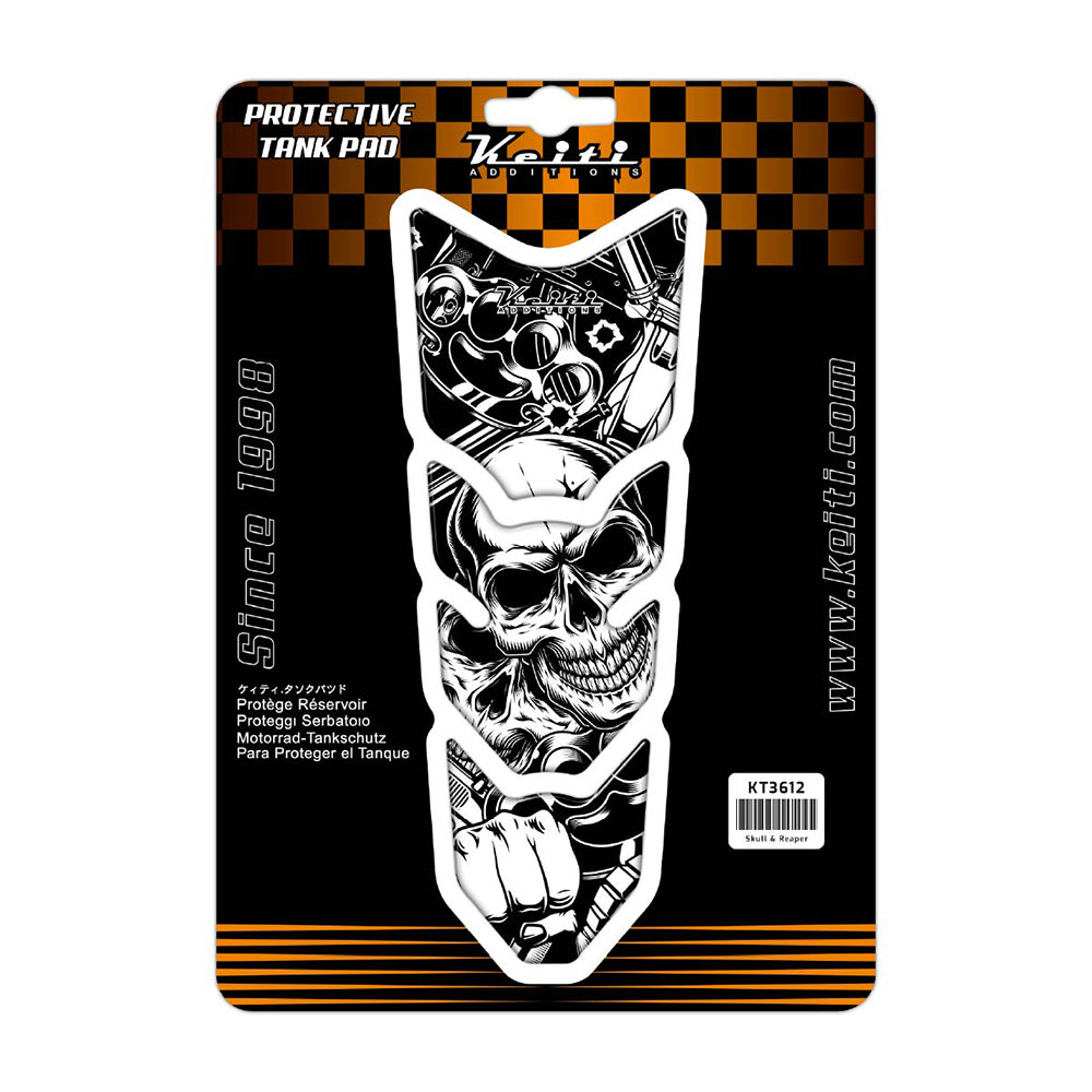 KEITI TANK PAD SKULL MERCENARY NARROW KT3612 - 3