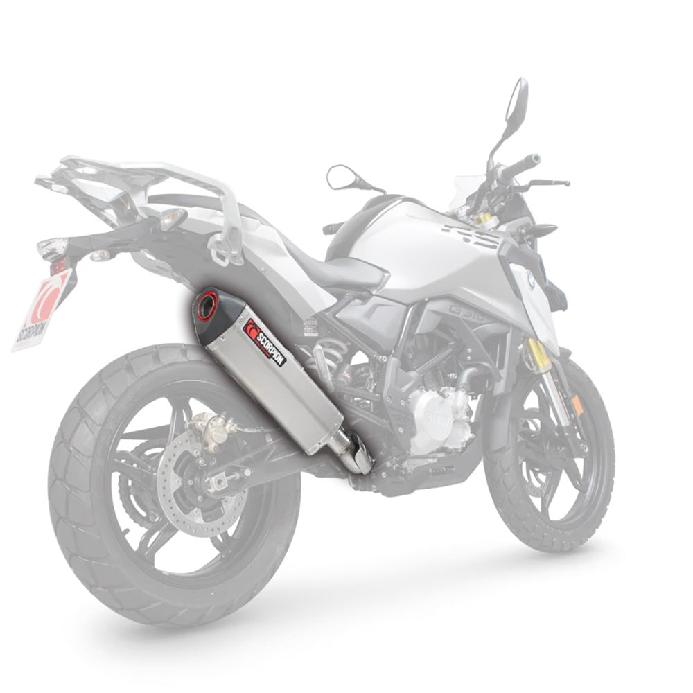 Serket Parallel Full System Titanium Scorpion, Fits BMW G310 R / G310 GS 16-24