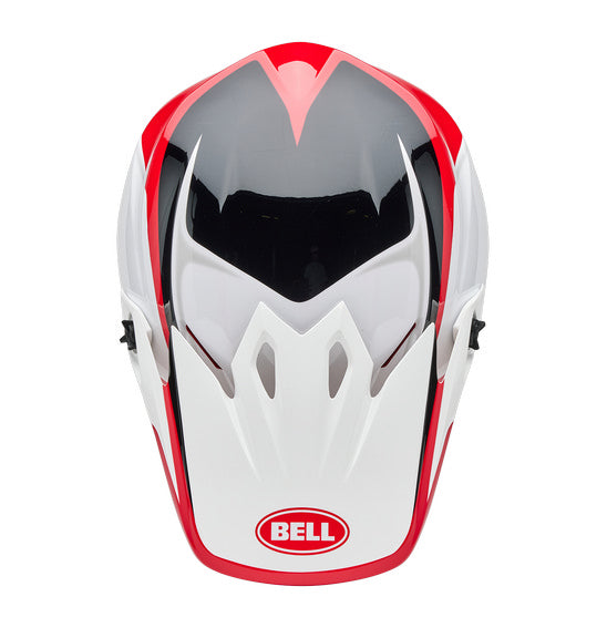 Bell MX-9 MIPS Rift Red/White