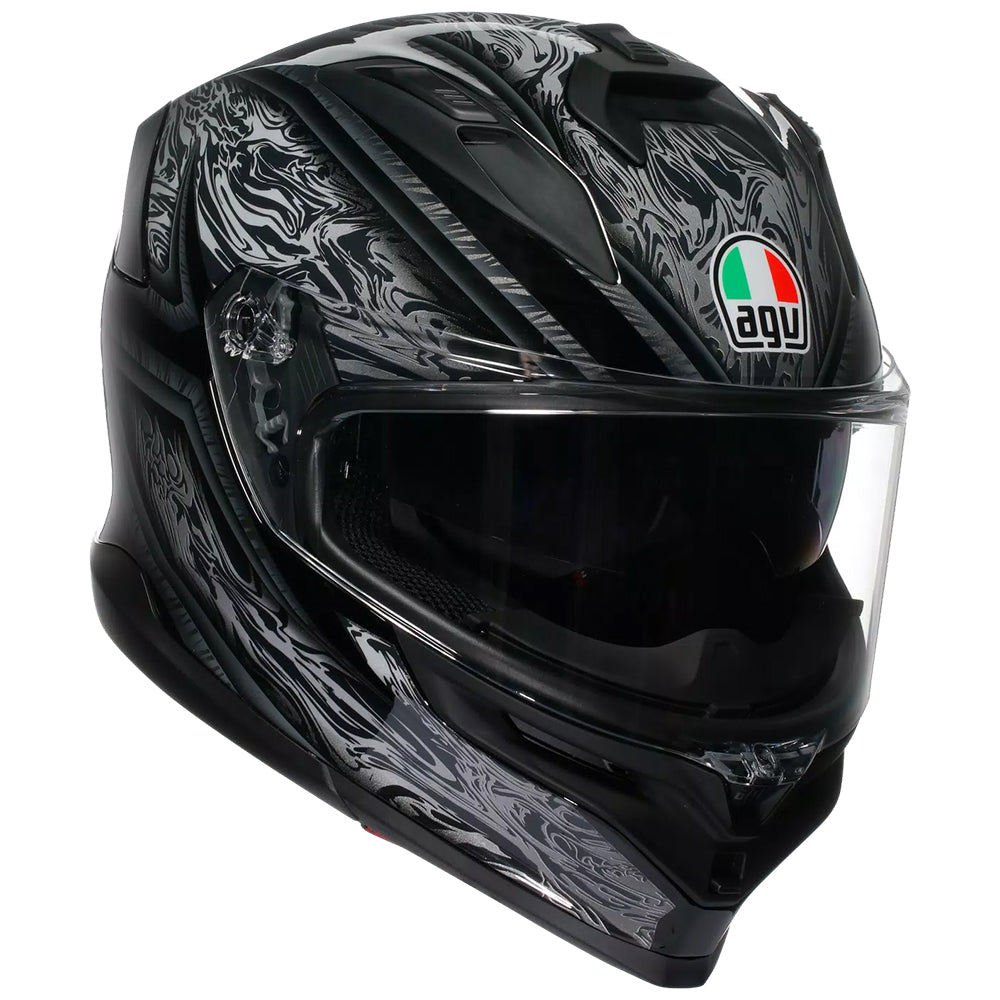 AGV K7 [DAMASCUS BLACK SILVER] 1