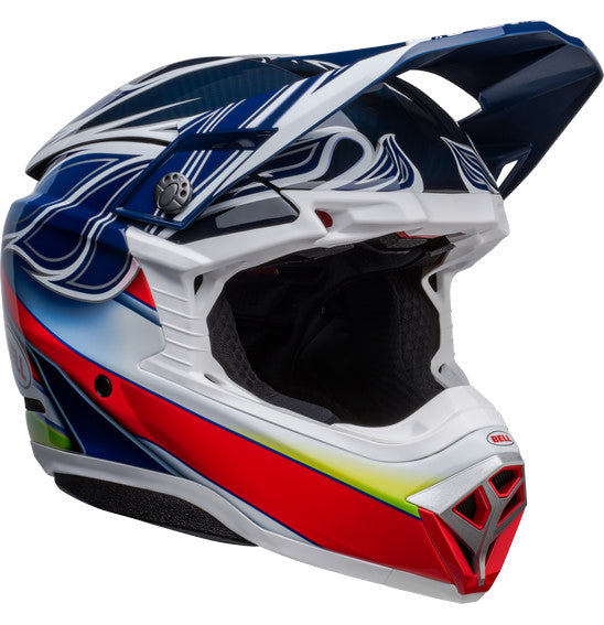 Bell MOTO-10 SPHERICAL Tomac 23 Blue/White