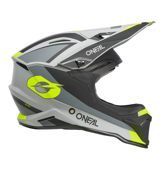 O'Neal 2025 Youth 1SRS STREAM Helmet - Black/Neon Yellow