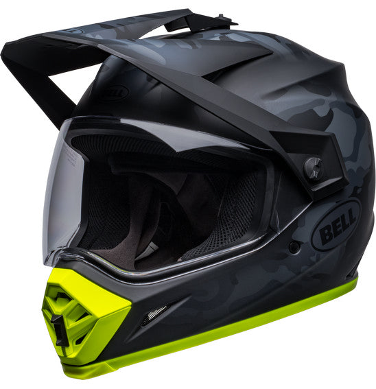 Bell MX-9 ADV MIPS Stealth Camo Matte Black/Hi-Viz Yel