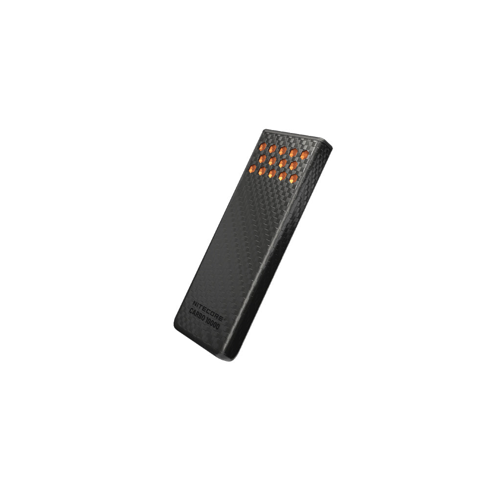 NITECORE 10,000MAH POWER BANK ULTRA LIGHTWEIGHT CARBON FIBER ENERGY BRICK