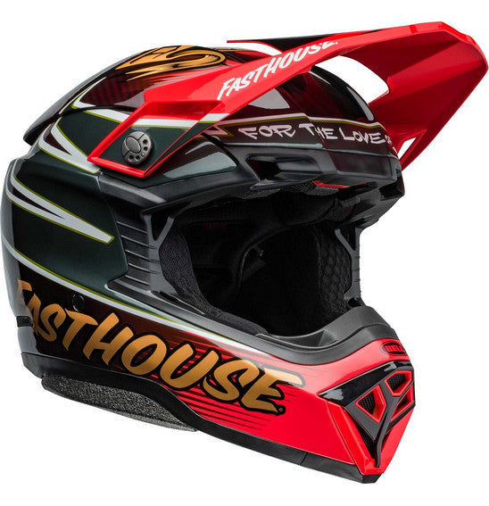 Bell MOTO-10 SPHERICAL Fasthouse DITD Gloss Red/Gold