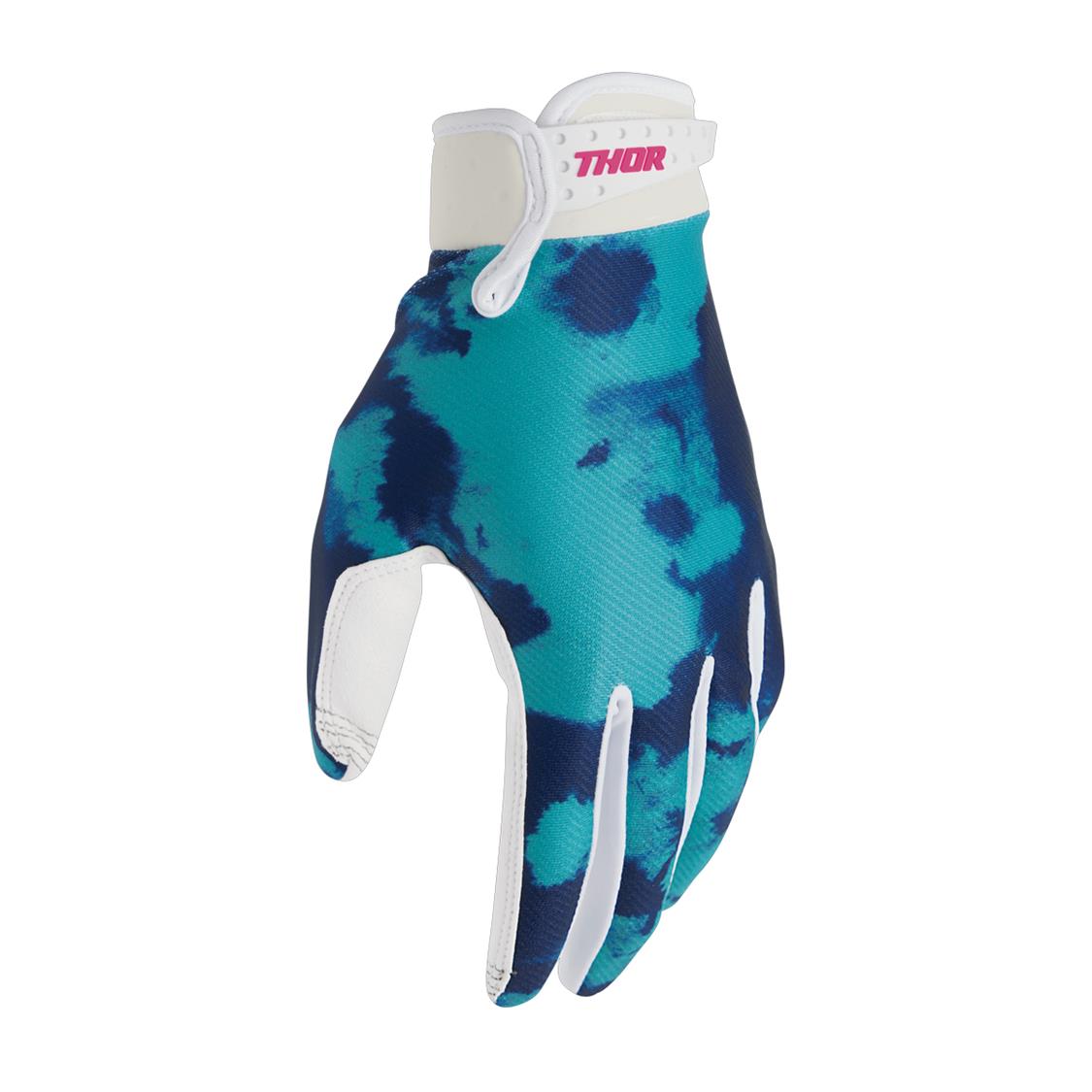 THOR GLOVE  BLEACH WHITE/AQUA
