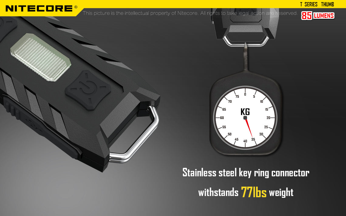NITECORE RECHARGEABLE LED KEY-CHAIN TORCH