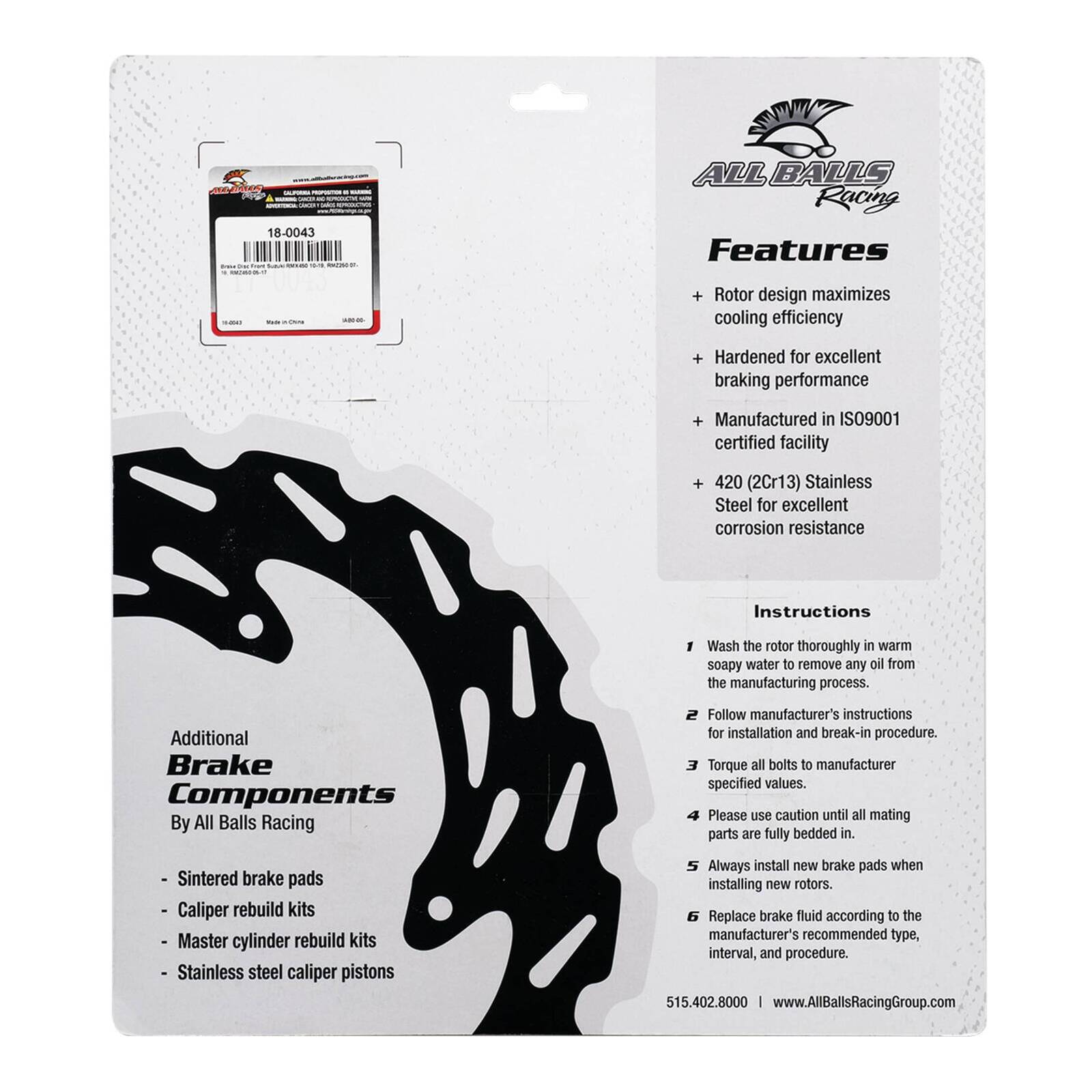 Brake Disc 18-0043