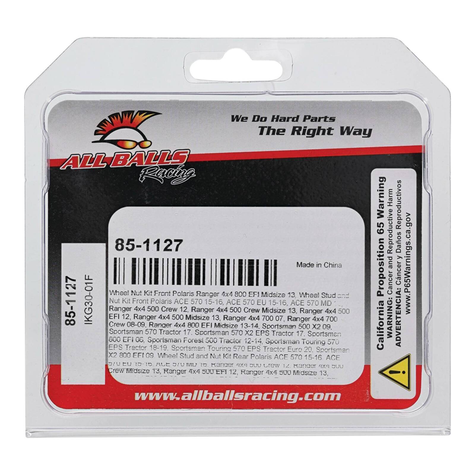 Wheel Stud and Nut Kit 85-1127