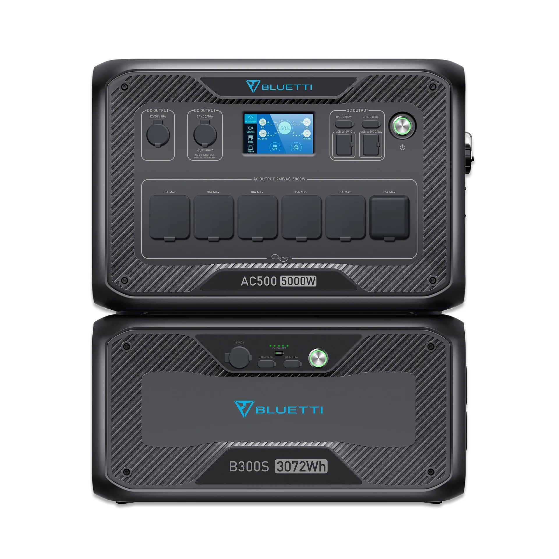 BLUETTI AC500 EXPANDABLE HOME & PORTABLE POWER STATION | 5000W (10000W SURGE)