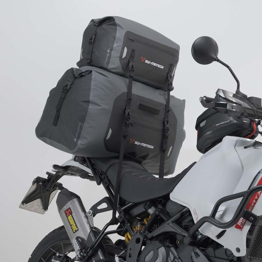 TAILBAG SW MOTECH DRYBAG 26L GREY BLACK WEATHERPROOF