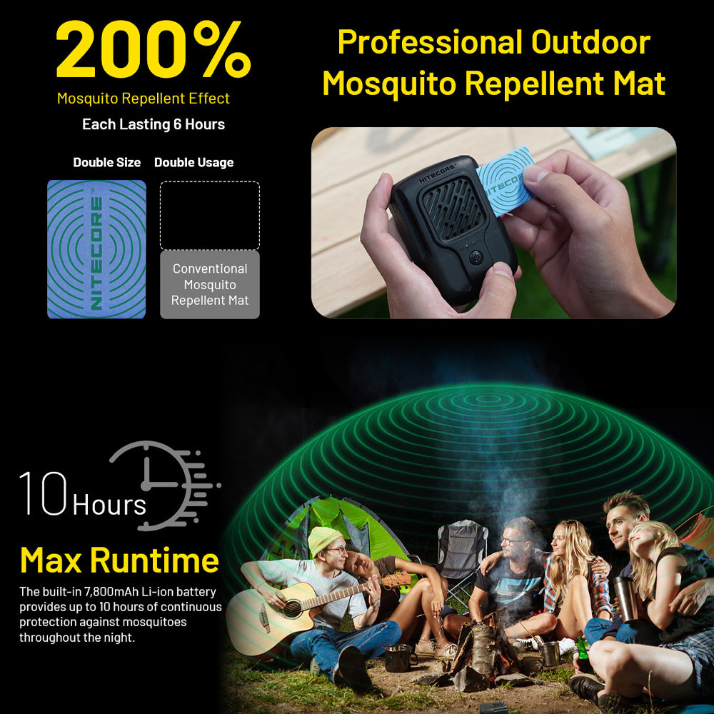 NITECORE EMR40 PORTABLE ELECTRONIC MULTIPURPOSE REPELLER