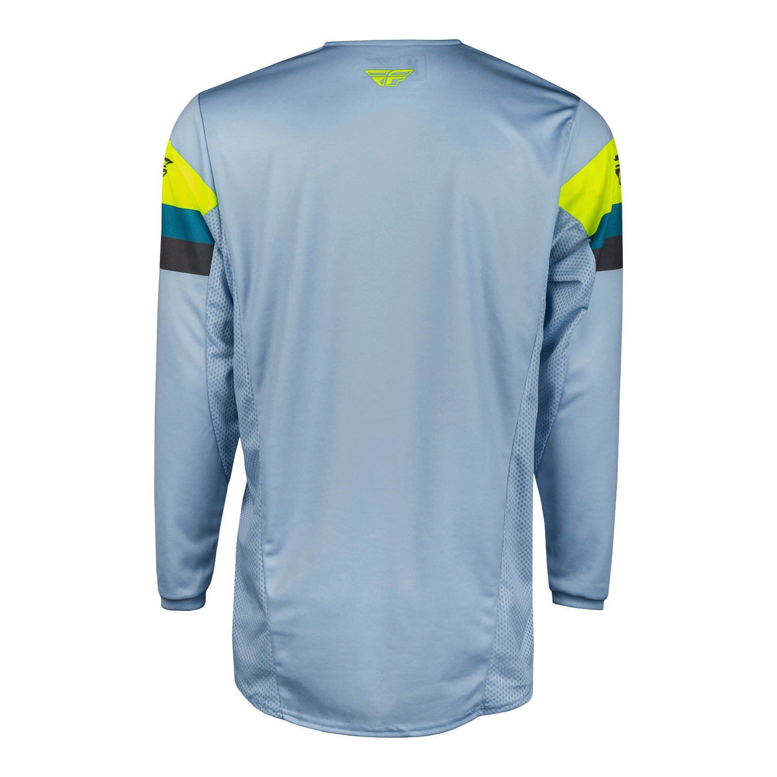FLY Racing Kinetic Prix Jersey - Ice Grey / Charcoal / Hi-Vis