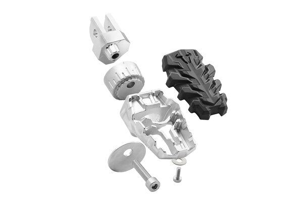 FOOTREST SW MOTECH EVO  36 POSITION SETTINGS (FRONT, BACK, DOWN, ANGLE) BMW F750GS, F850GS, 17-ON