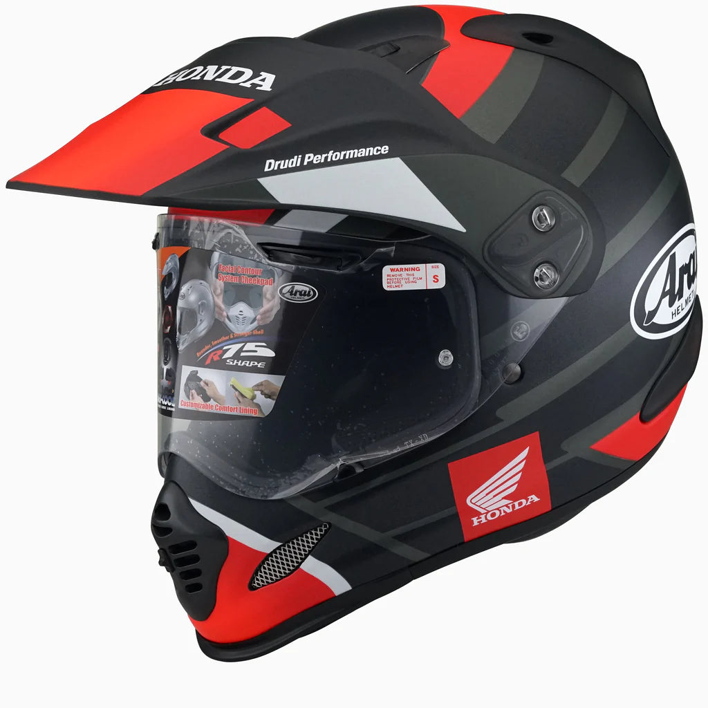 ARAI XD-4 HONDA BLACK/RED SIZE SMALL