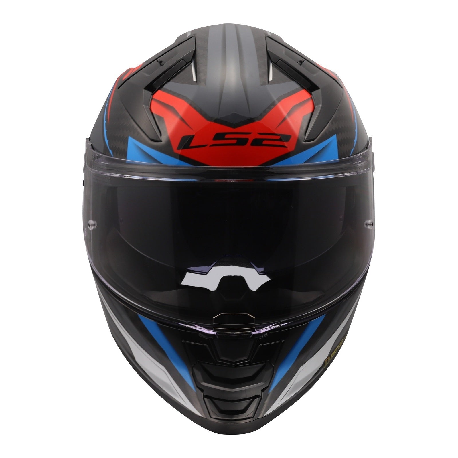 LS2 FF811 Vector II Carbon Savage Helmets - White / Blue / Red