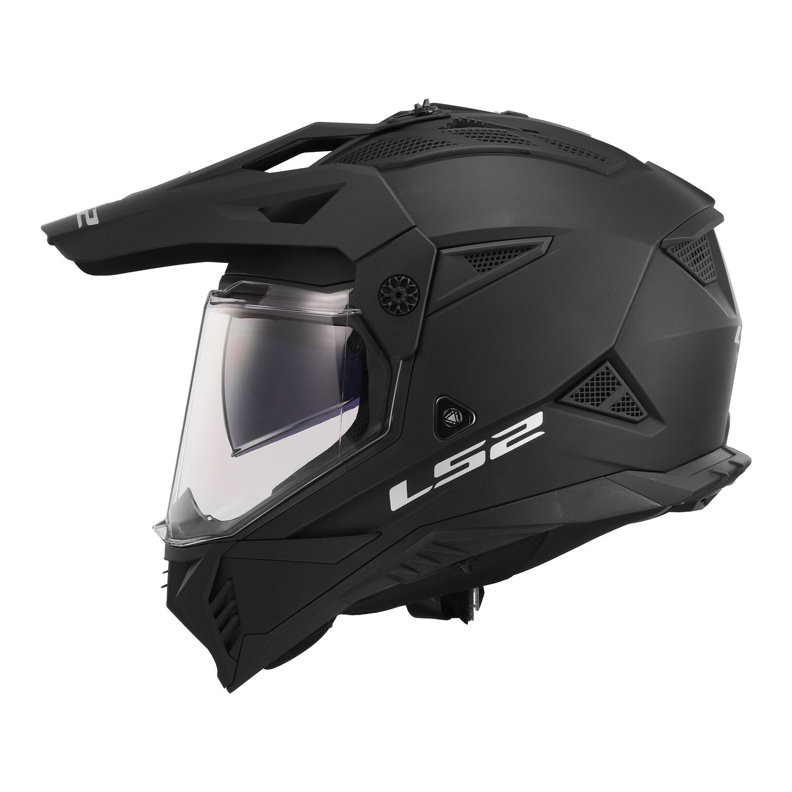 LS2 MX702 Pioneer II Helmets - Matte Black 06