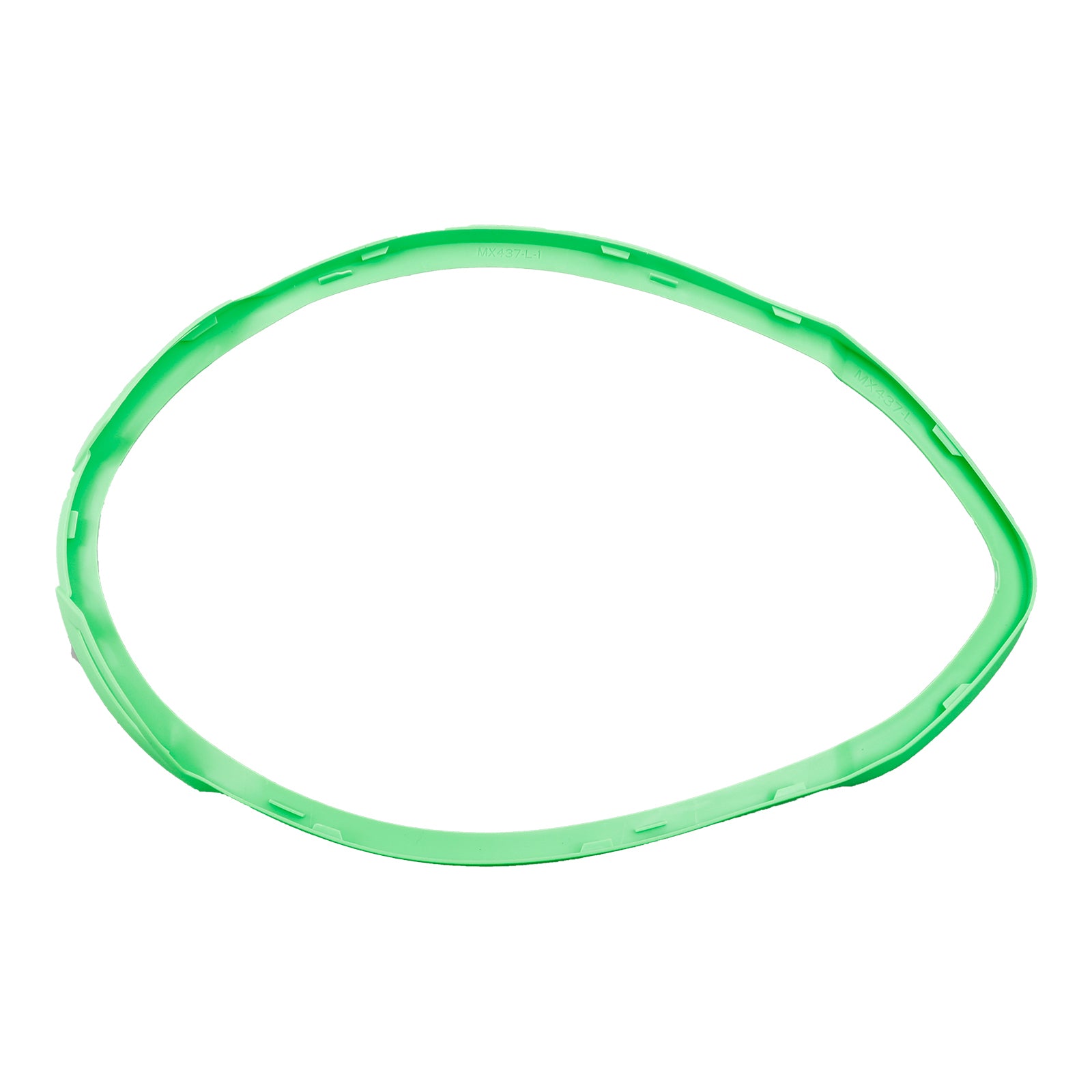 LS2 MX437 Fast Evo Bezel Down - Green (2XS-S)