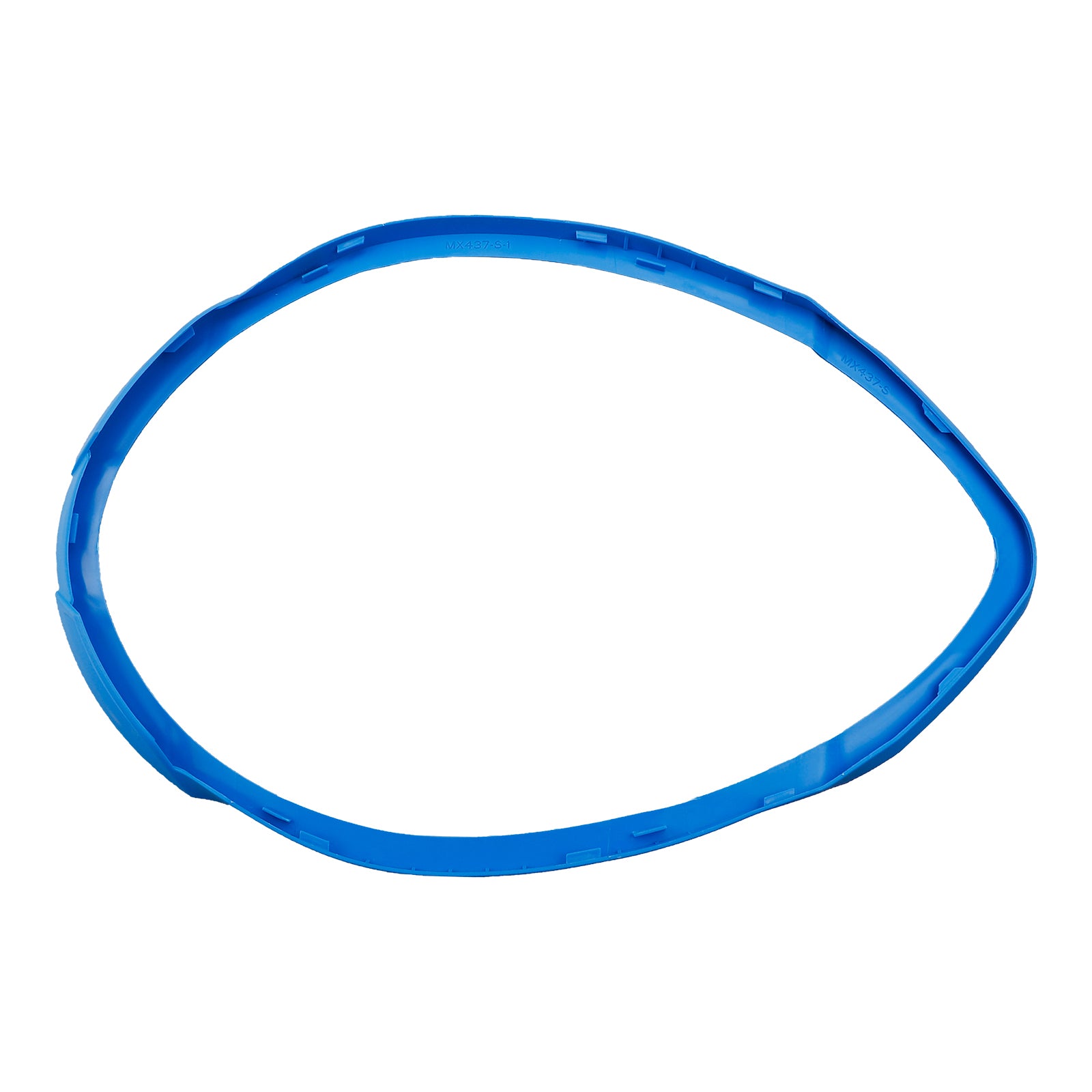 LS2 MX437 Fast Evo Bezel Down - Blue (2XS-S)