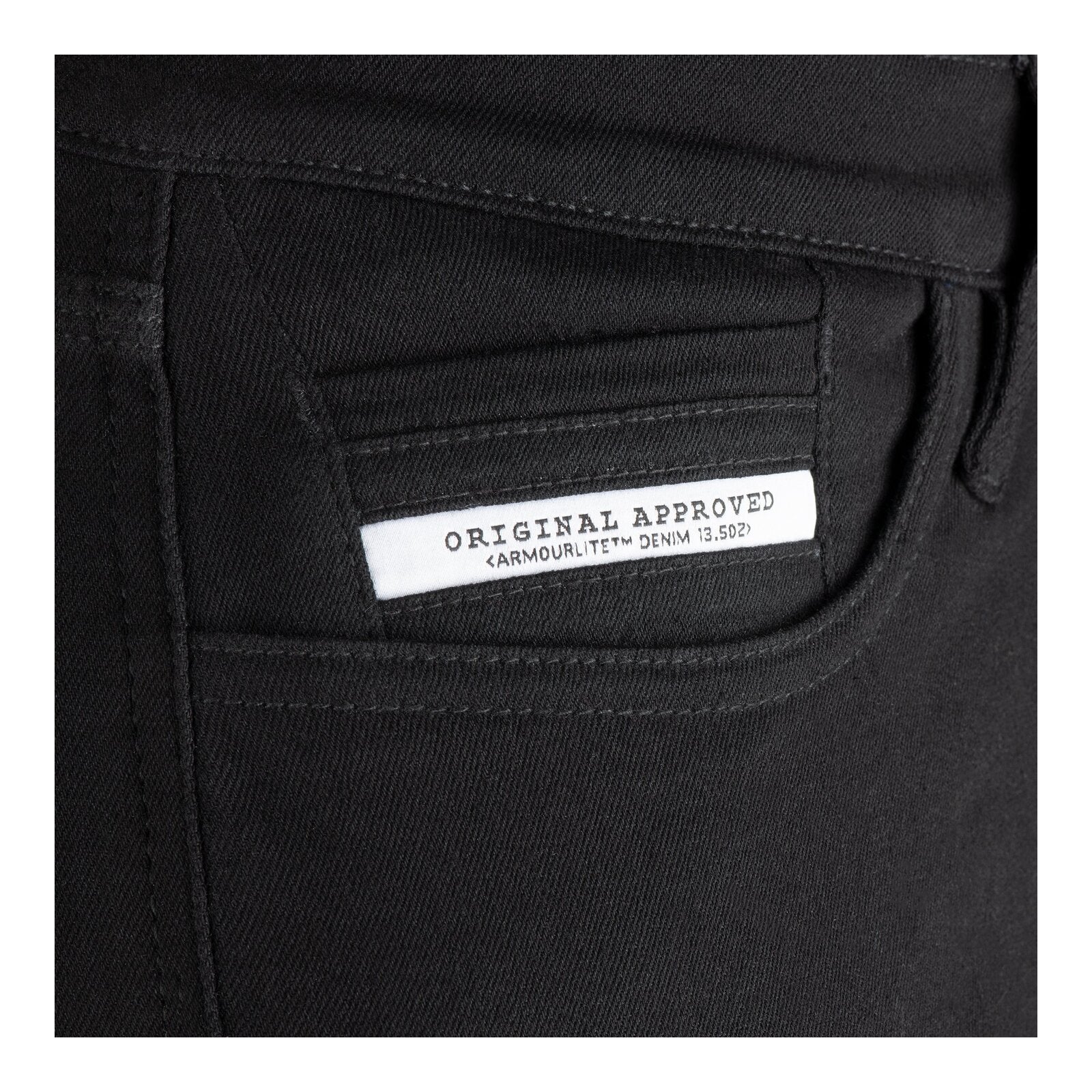 Oxford AA Super Stretch Men's Jean - Black (Short)