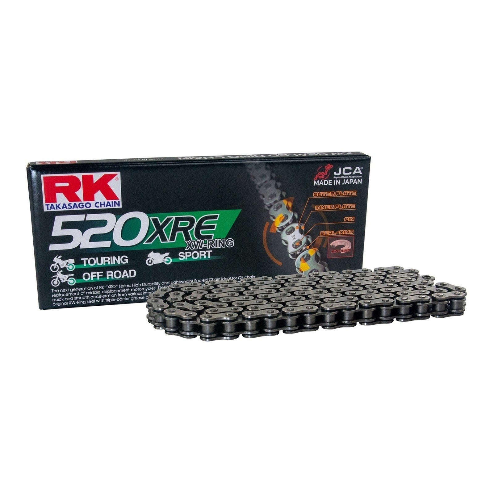RK Chain 520XRE XW-Ring (126 Links)