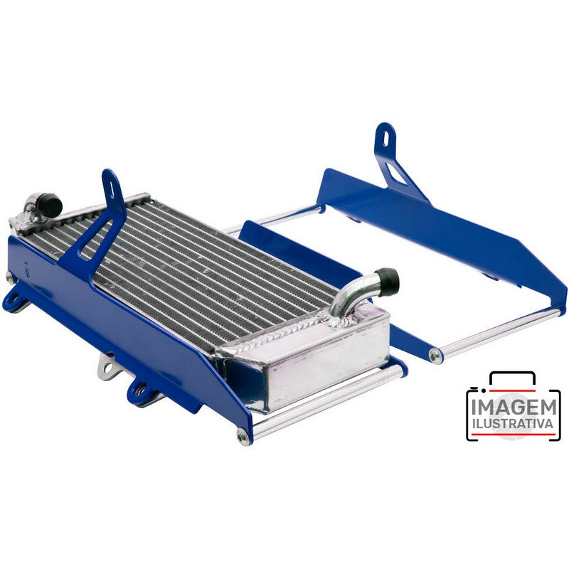 ALUMINUM RADIATOR GUARD CROSSPRO LIGHT BLUE YZ250F 19-21 YZ250FX 20-21  YZ450F 18-21