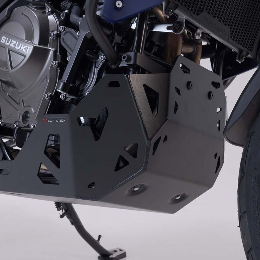BASH PLATE SW MOTECH BLACK SUZUKI V STROM 800 22-ON