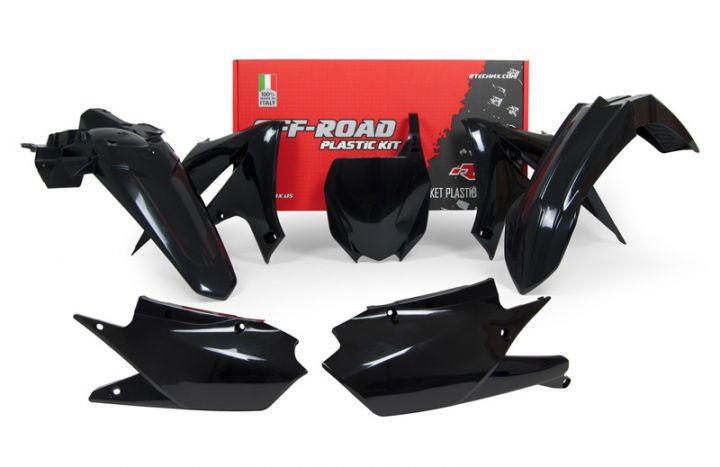 PLASTICS KIT RTECH 5 PIECE BLACK YAMAHA YZ250F 19-23 YZ250FX 19-24 YZ450F 18-22 YZ450FX 19-23