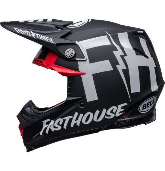 Bell MOTO-9S FLEX Fasthouse Tribe Matte Black/Grey