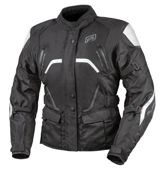 RJAYS VOYAGER 6 Ladies Jacket Blk/Wht - WP Touring