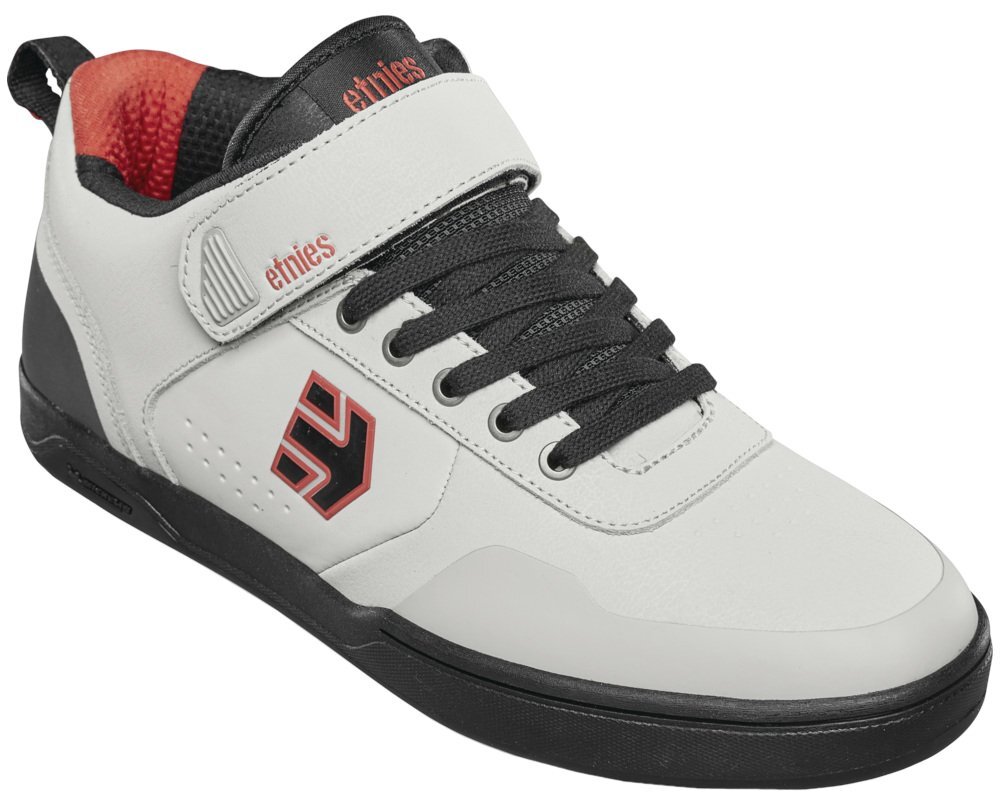 Etnies Culvert Mid Downhill Shoes Grey Black Red