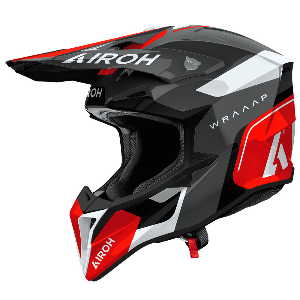 AIROH Wraaap - Conquer - Red Gloss